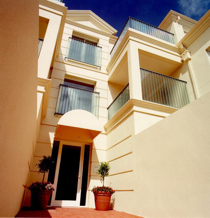 Burke Place, Camberwell showing the entrance. Developer: John Sage